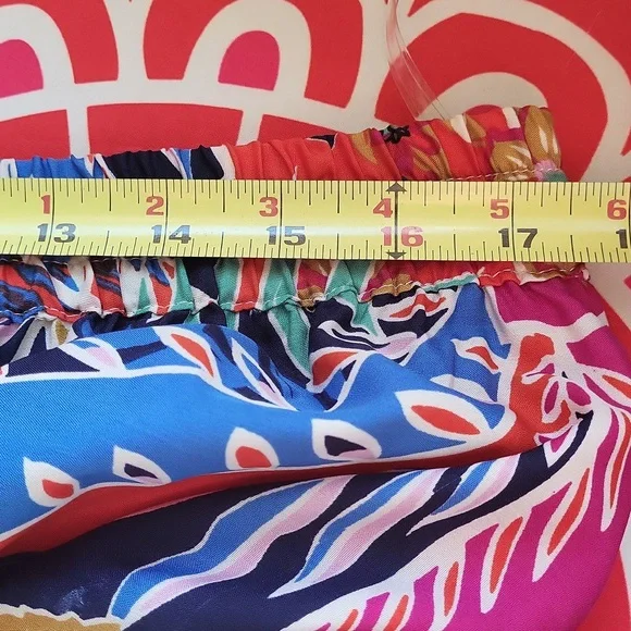 Bright Colorful Floral Maxi Skirt - Picture 4 of 9